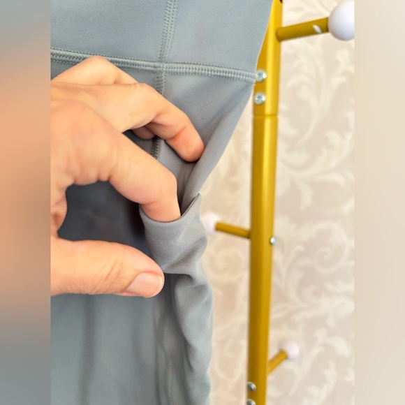 Athleta Gray High Rise Leggings - Picture 3 of 7